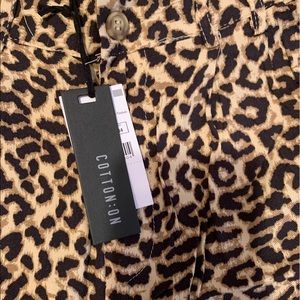 Cheetah print Cotton On High Waisted Pants